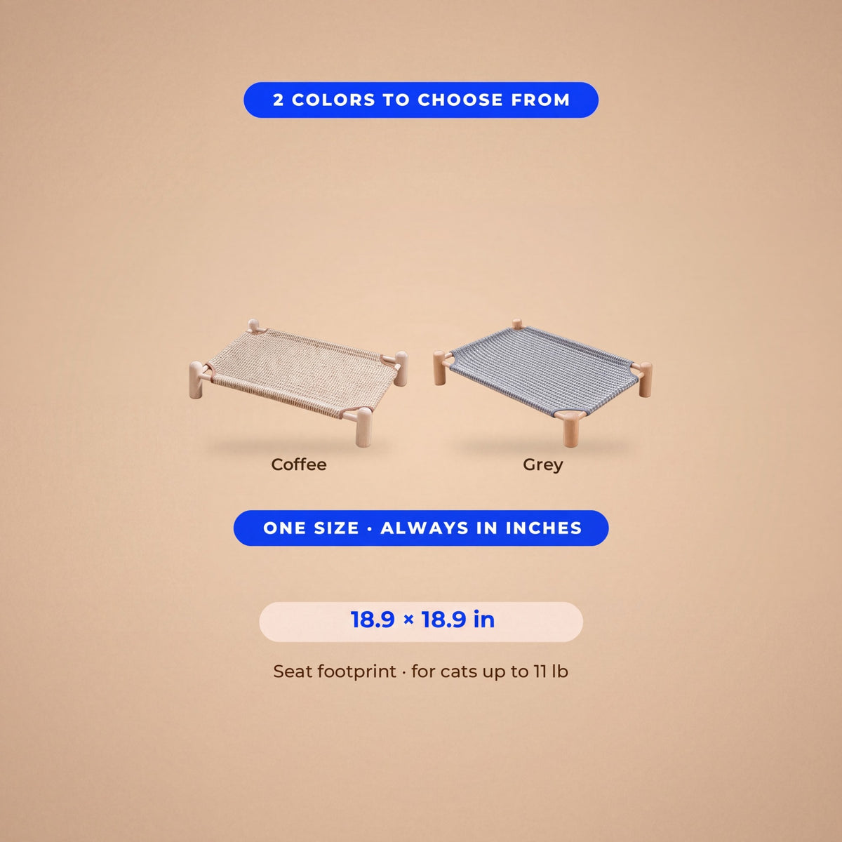 Breeze Raised Cot Bed - size guide blueprint