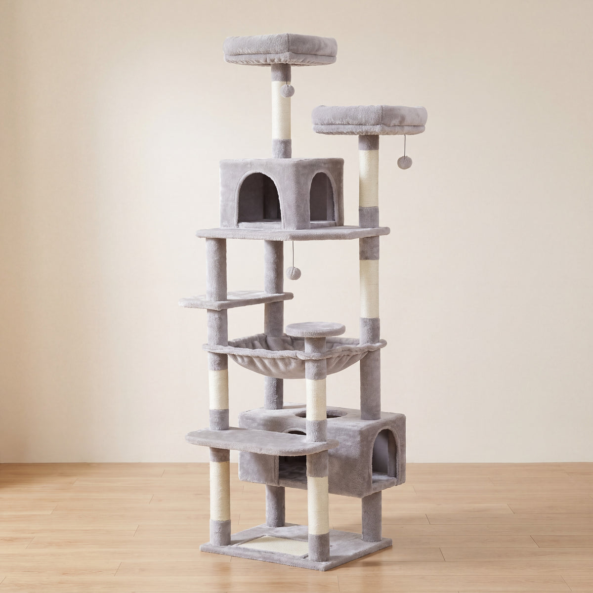 Atlas Tall Cat Tower - Grey - hero