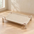 Breeze Raised Cot Bed - Coffee - hero