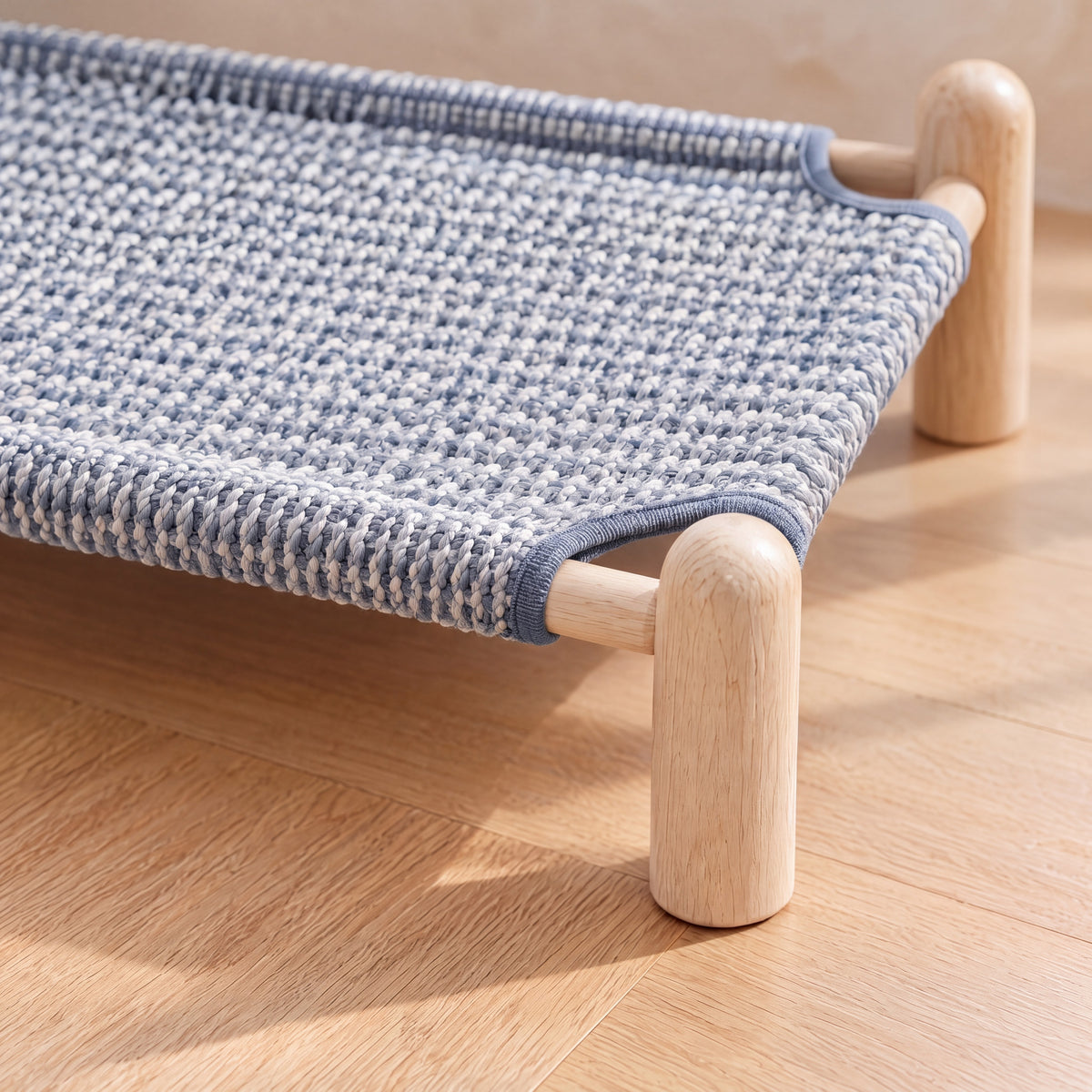 Breeze Raised Cot Bed - Grey - close up