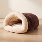Burrow Sleeping Bag Bed - Mocha - hero