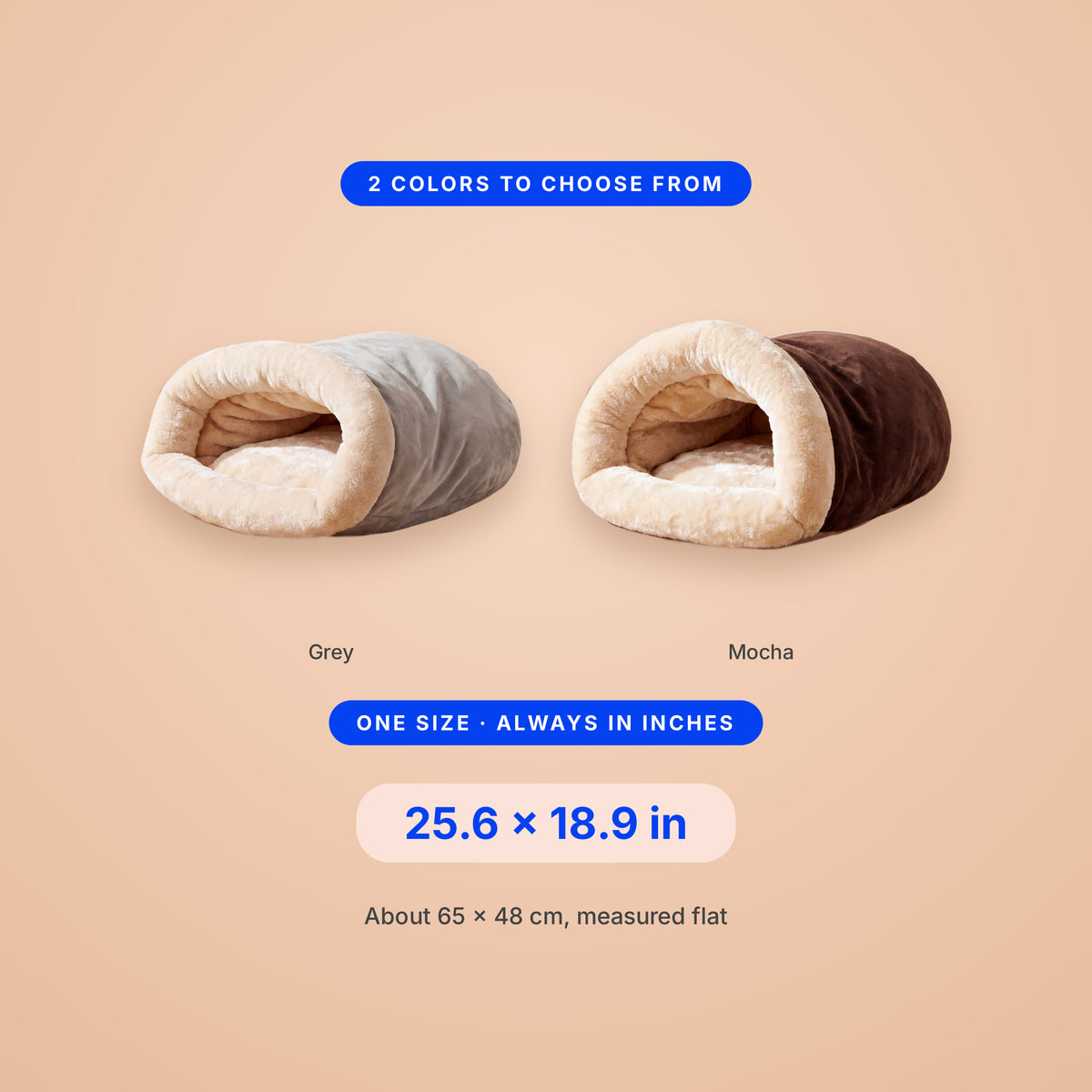 Burrow Sleeping Bag Bed - size guide blueprint