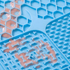 Calm Lick Mat - Blue - close up