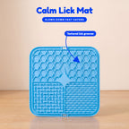 Calm Lick Mat - infographic