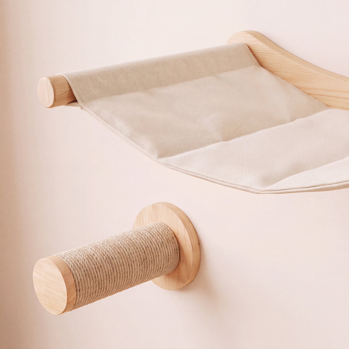 Climb Wall Shelf Set - Hammock Set - close up