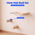 Climb Wall Shelf Set - infographic