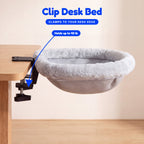 Clip Desk Bed - infographic