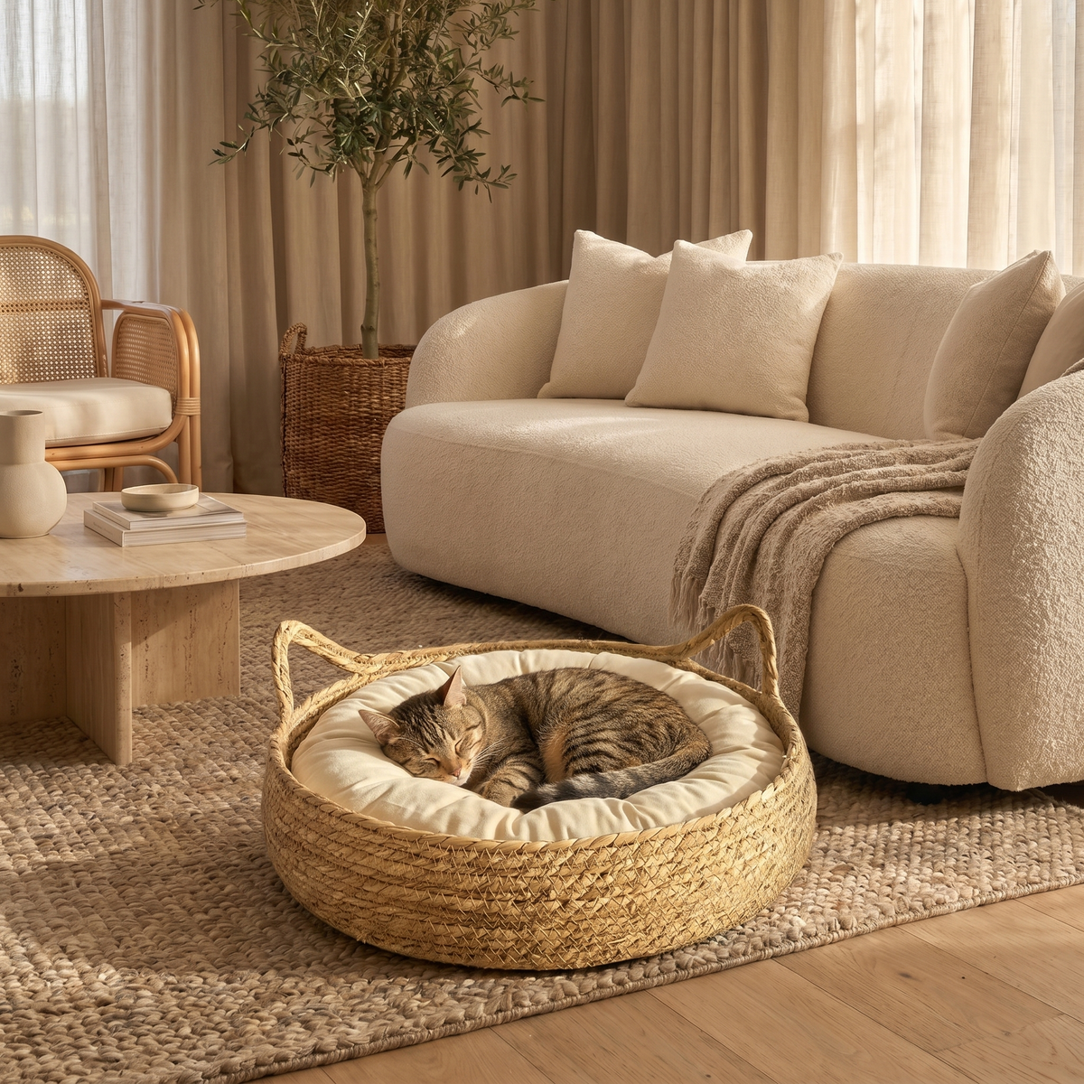 Coil Basket Bed