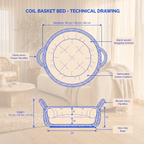 Coil Basket Bed