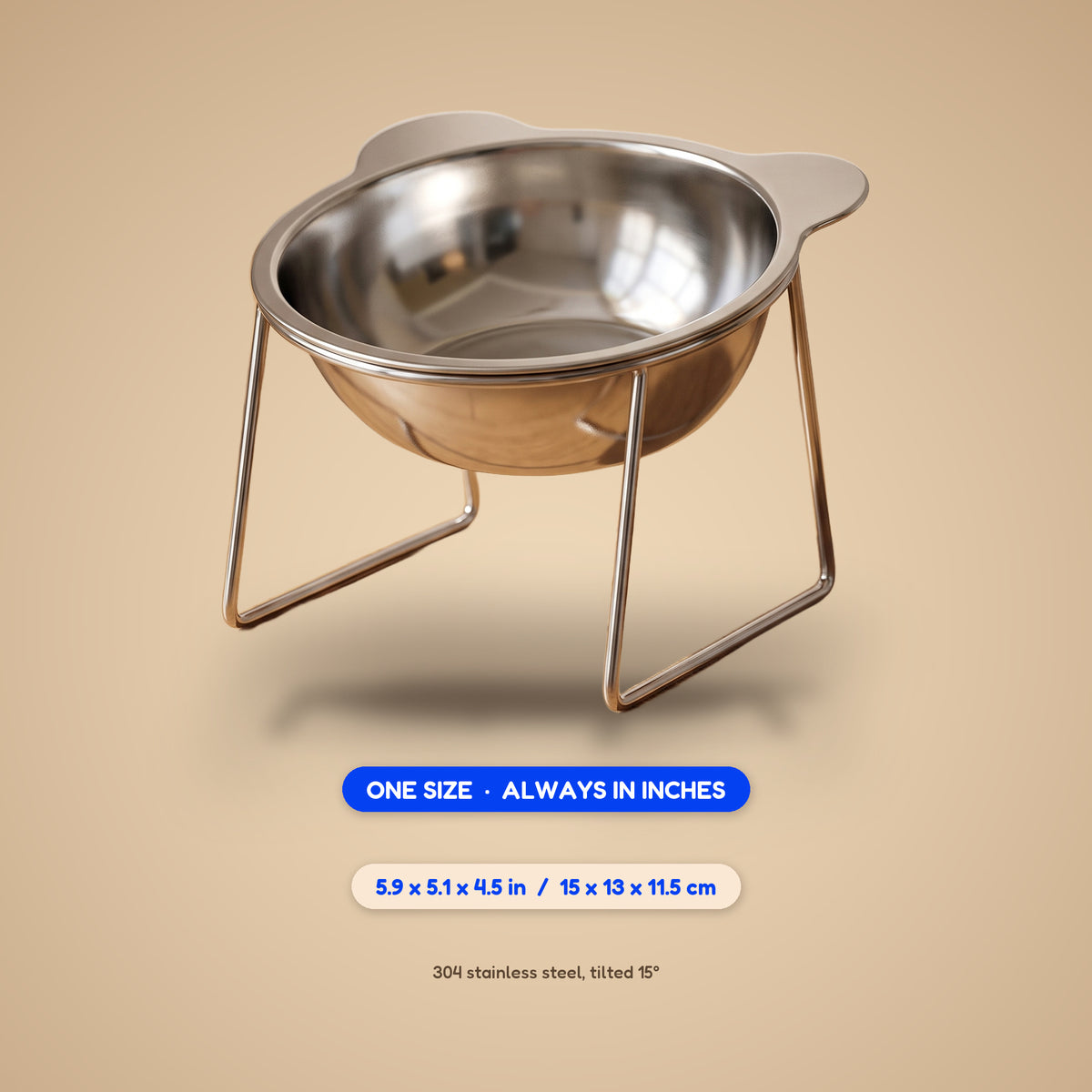 Crest Tilted Bowl - size guide blueprint