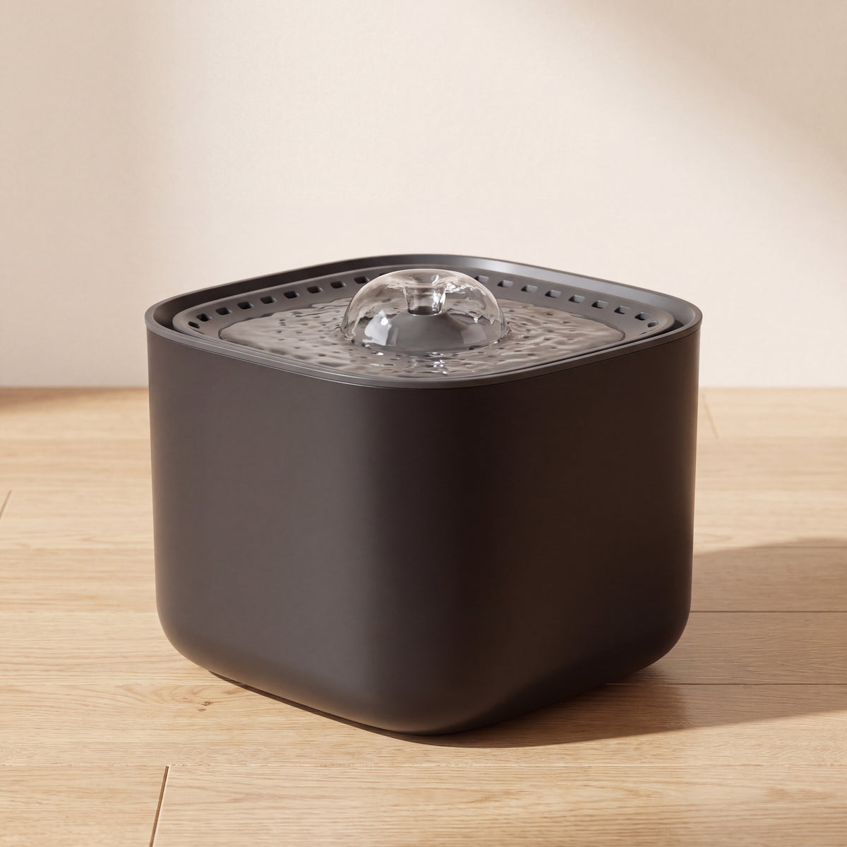 Cube Water Fountain - Black - hero