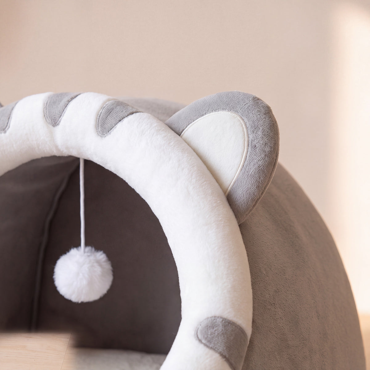 Den Cave Bed - Gray - close up