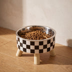 Domino Raised Bowl - Checker - feature