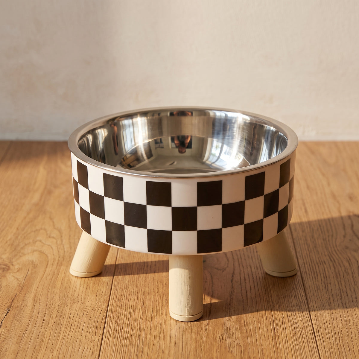 Domino Raised Bowl - Checker - hero