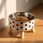 Domino Raised Bowl - Polka Dot - feature