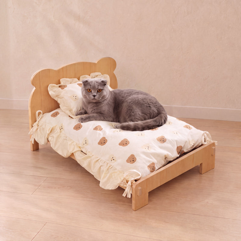 Dream Wooden Cat Bed