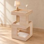Nightstand Cat Condo - Beige
