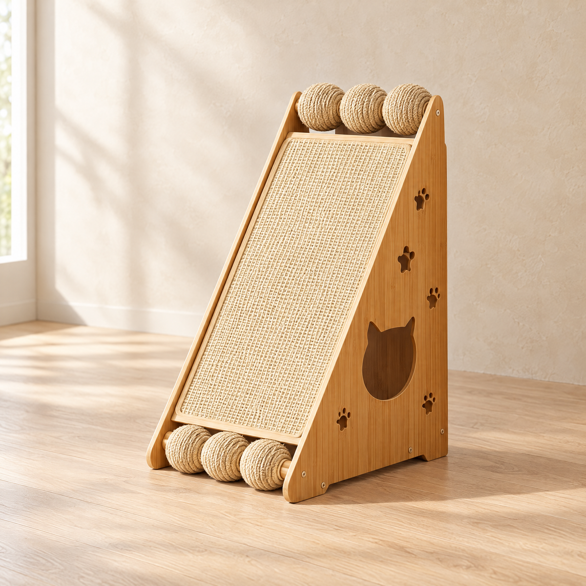 Peak A-Frame Scratcher - Wood A-Frame - hero