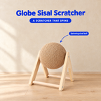 Globe Sisal Scratcher - infographic