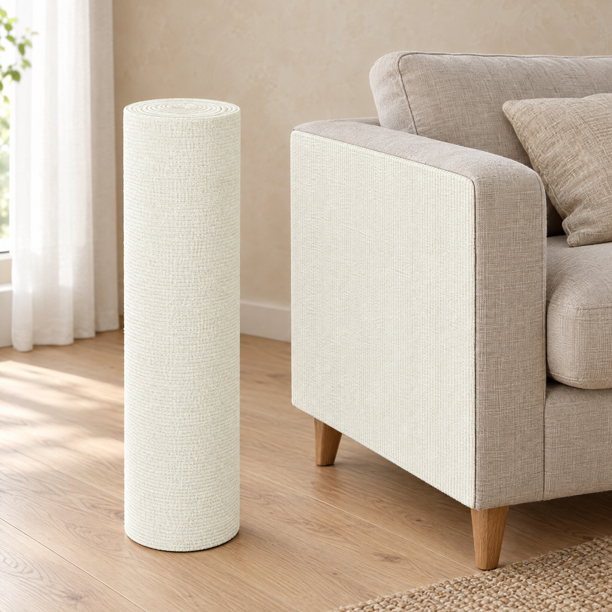 Guard Couch Scratch Wrap - Warm white - hero