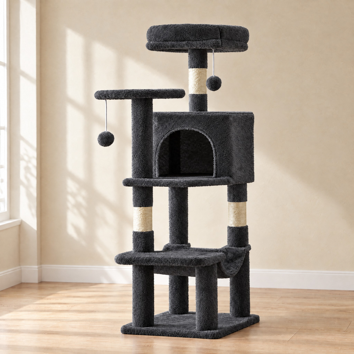 Summit Cat Tree - Dark Gray
