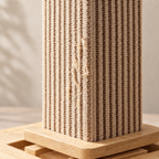 Tower Sisal Post - Striped - close up