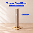 Tower Sisal Post - infographic