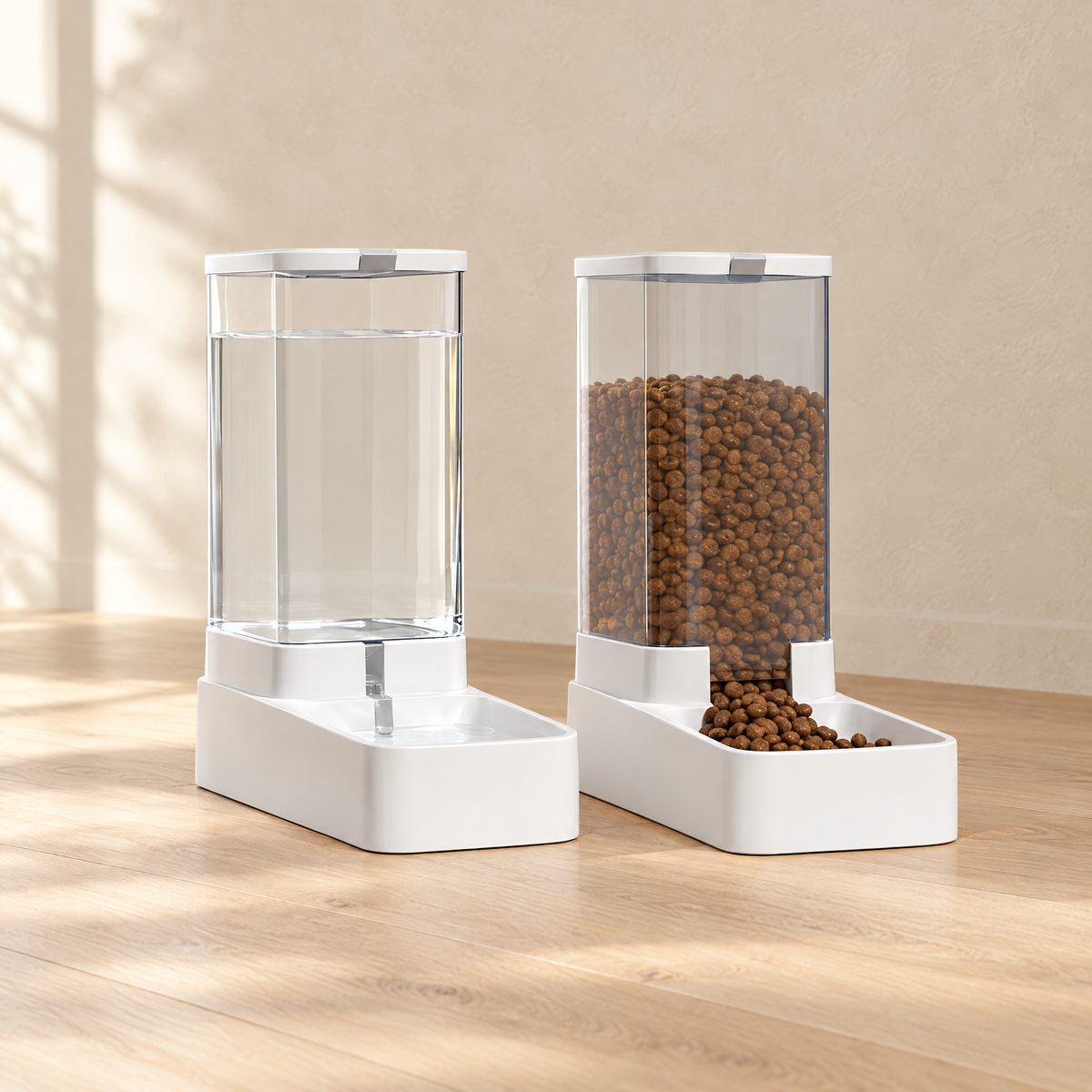 Flow Gravity Feeder Set - Water + Food Set - hero