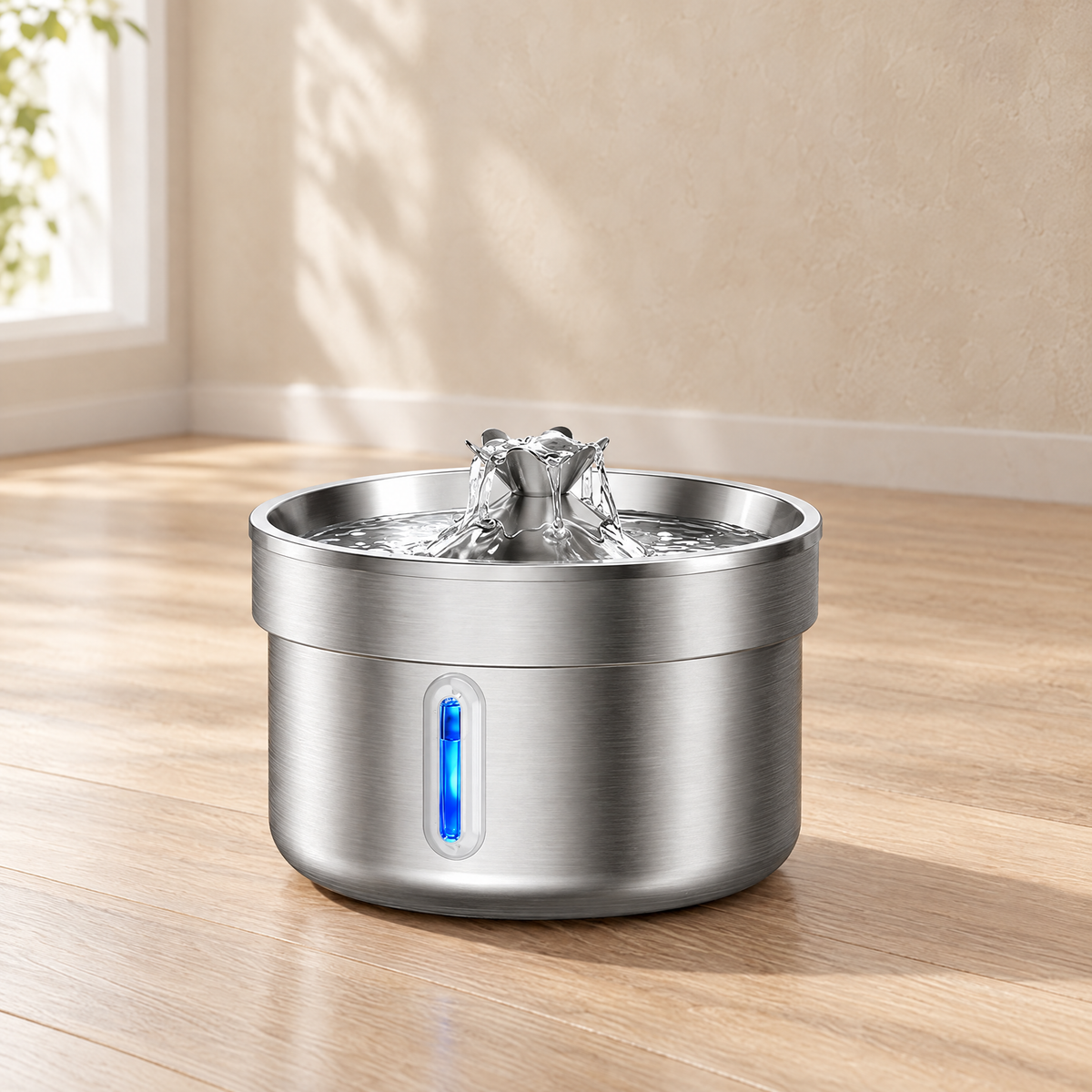 Ripple Steel Water Fountain - hero