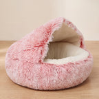 Hideaway Hooded Bed - Blush - hero