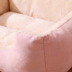 Hug Bolster Bed - Blush - close up