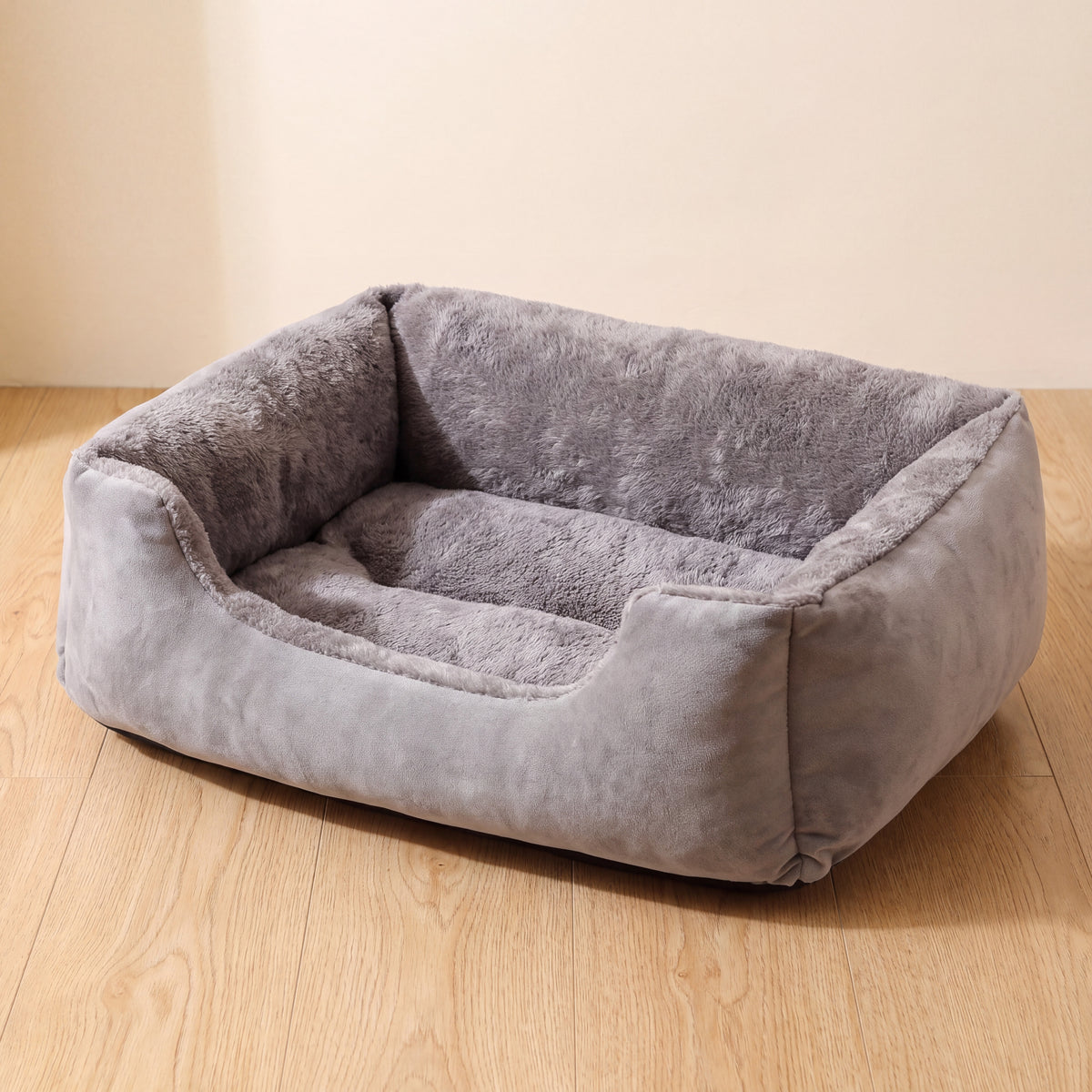 Hug Bolster Bed - Grey - hero