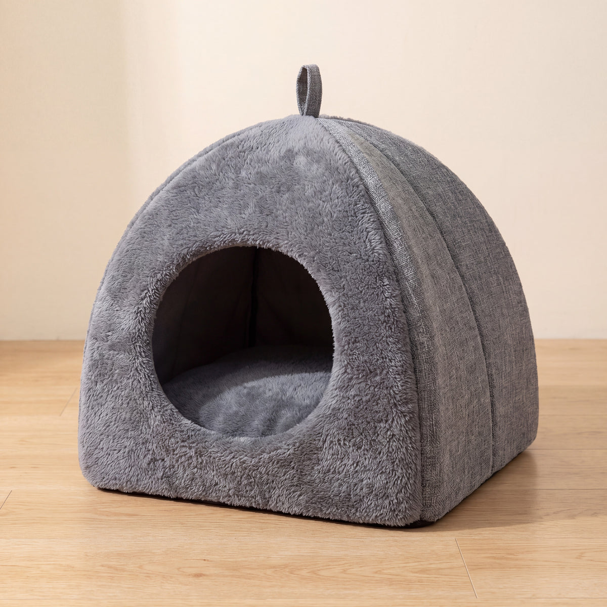 Hut Fleece Cave Bed - hero