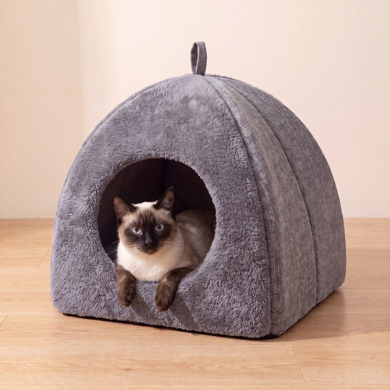 Hut Fleece Cave Bed