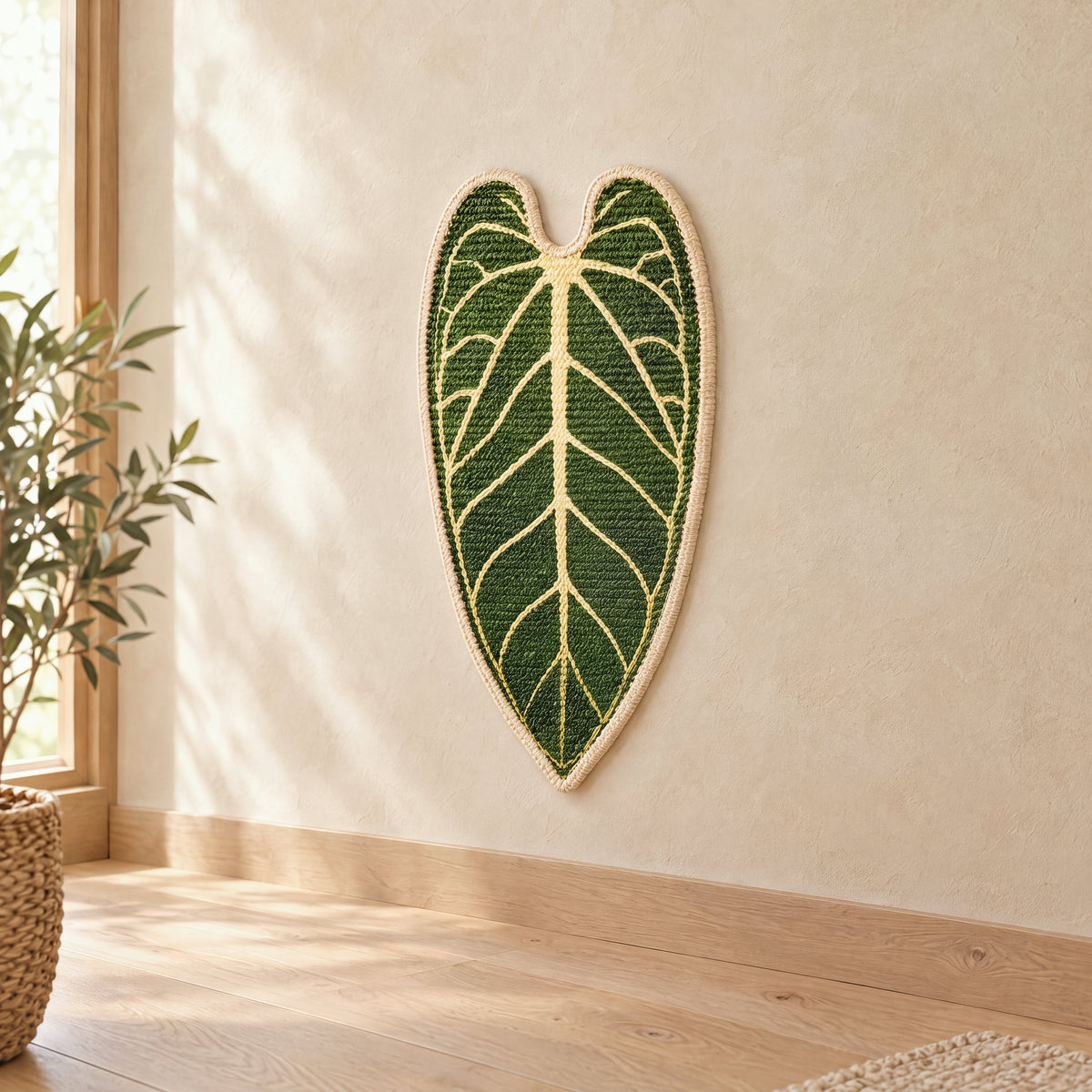 Leaf Wall Scratch Board - Heart Leaf - hero