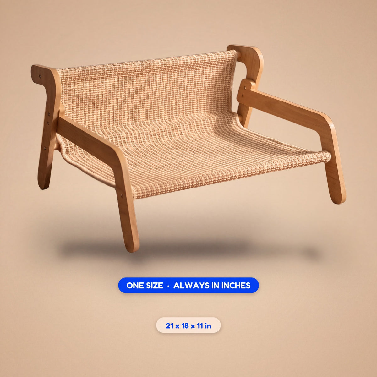 Loft Scratch Lounger - size guide blueprint