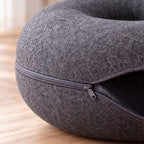 Loop Felt Tunnel Bed - Dark Grey - close up