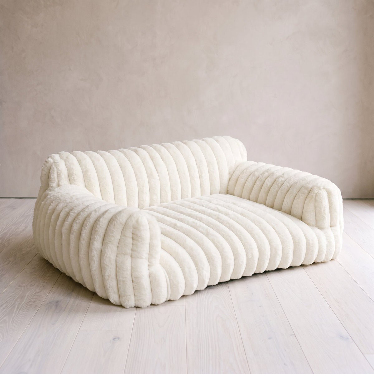 Lounge Sofa Bed - White - detail