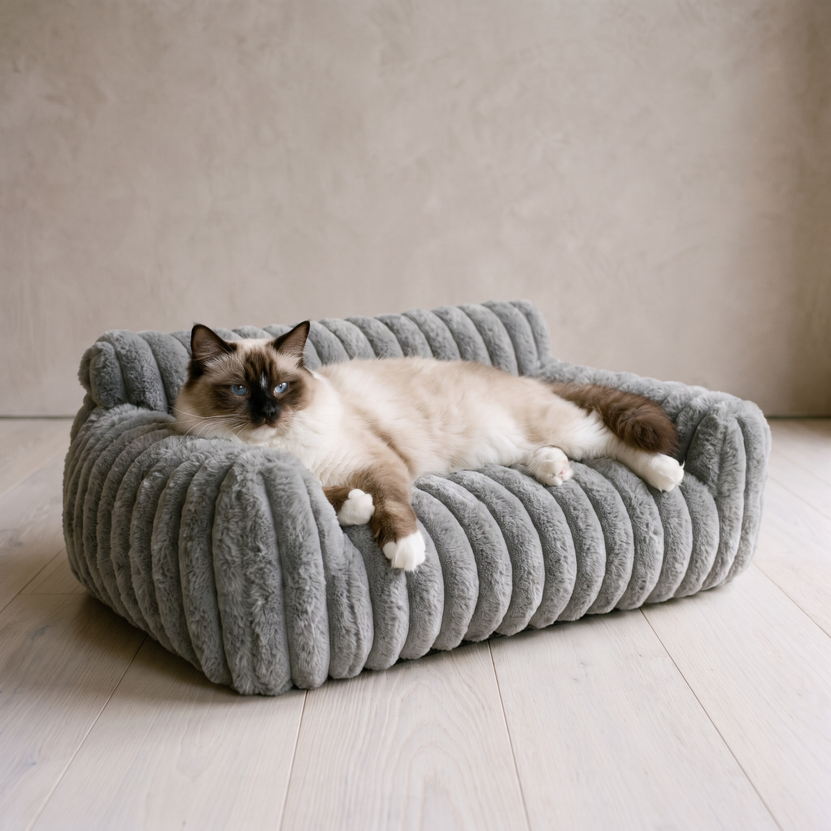 Lounge Sofa Bed - Gray - feature