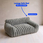 Lounge Sofa Bed - Gray - infographic