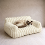 Lounge Sofa Bed - White - feature
