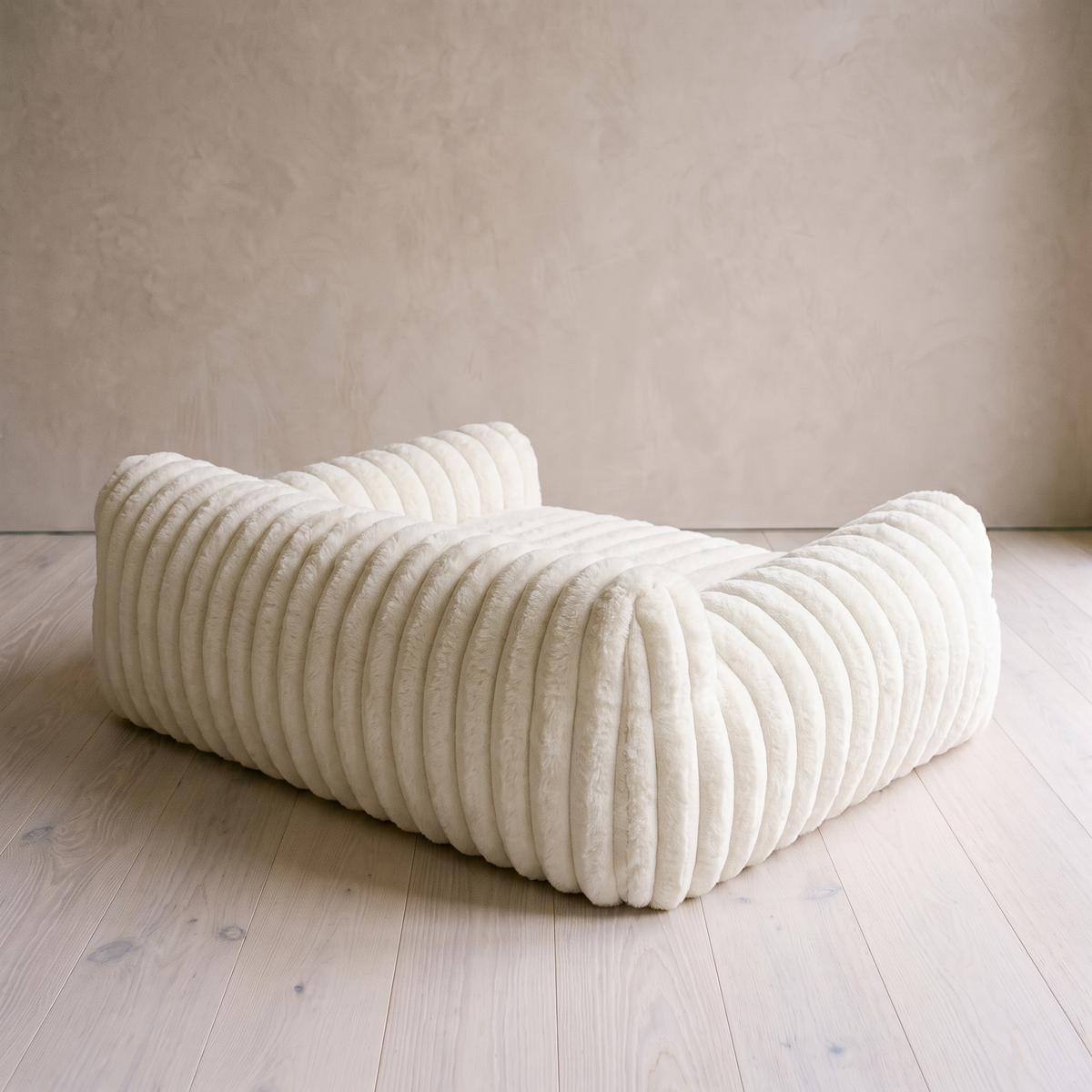 Lounge Sofa Bed - White - lifestyle