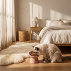 Pillar Tilted Bowl - Pink - lifestyle