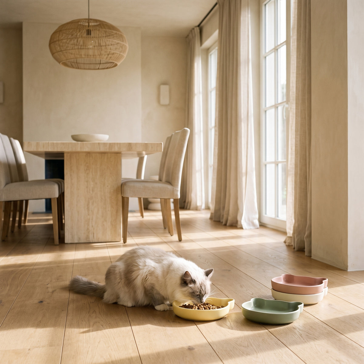 Whisker Shallow Dishes - lifestyle