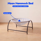 Moon Hammock Bed - infographic