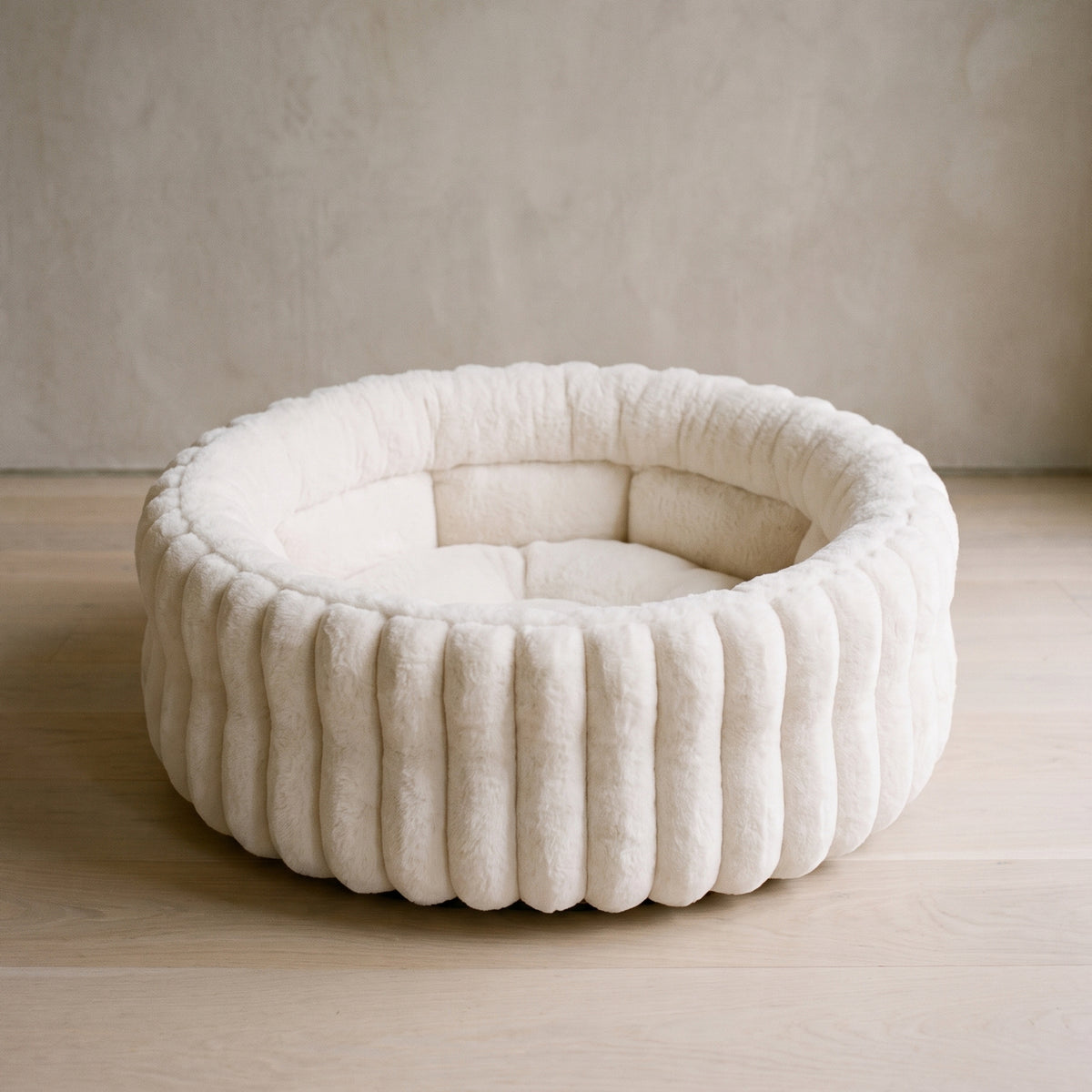Nest Plush Bed - WHITE - detail