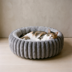 Nest Plush Bed - GRAY - feature