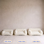 Lounge Sofa Bed - White - comparison