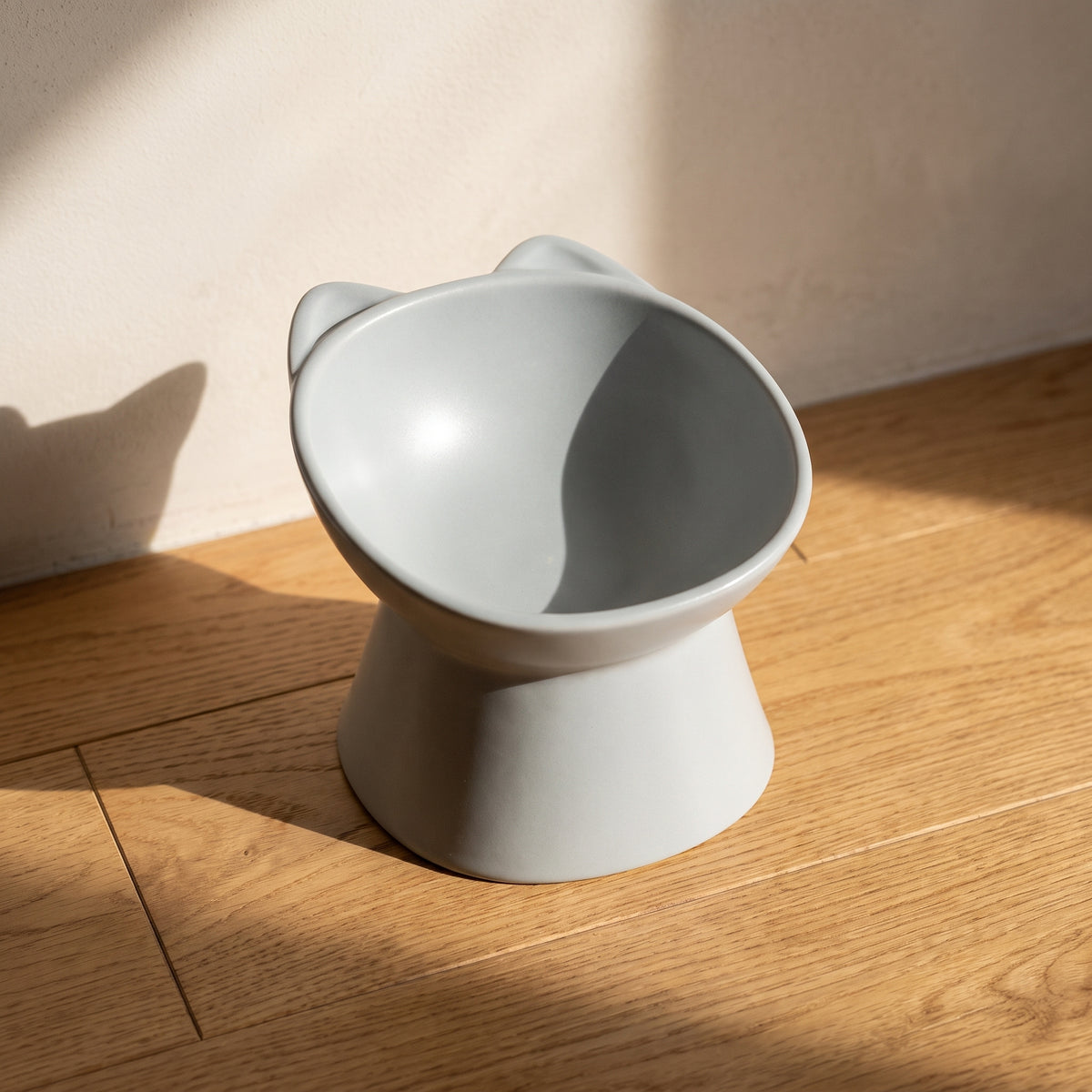 Pillar Tilted Bowl - Grey - overhead