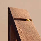 Peak A-Frame Scratcher - Cardboard Wedge - close up